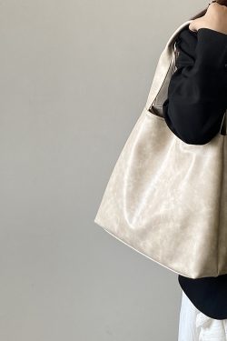 Women's Large Capacity Casual Tote Bag - Korean Style Commuter Handbag, Chic Design for Everyday Use