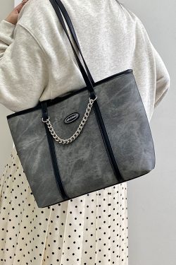 Women's Large Capacity High-End Tote Bag - Spring Summer Deer Design Shoulder Handbag for 2025 Fashion