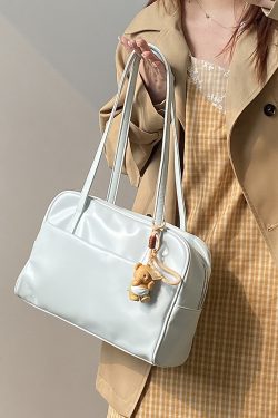 Women's Large Capacity Shoulder Tote Bag - Spring/Summer Fresh Design for Commuting, Trendy Niche Style 2025