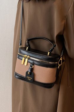 Women's Mini Crossbody Bucket Bag - Trendy High-End Shoulder Bag for 2025 Fashionistas