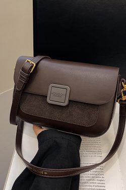 Women's Minimalist Square Bag - Trendy Casual Shoulder Bag in Korean Style for Autumn/Winter 2025