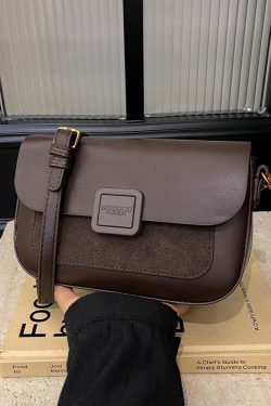 Women's Minimalist Square Bag - Trendy Casual Shoulder Bag in Korean Style for Autumn/Winter 2025