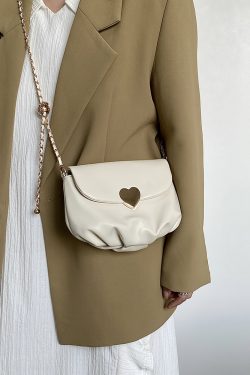 Women's Pleated Cloud Chain Bag - Cute Crossbody Shoulder Bag for Spring/Summer 2025 - Trendy Niche Design