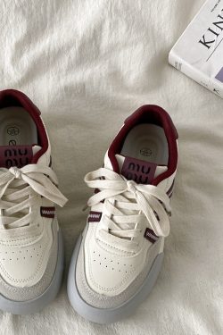 Women's Retro Color-Block Thick-Soled Sneakers - Versatile Casual Sports Shoes for 2025