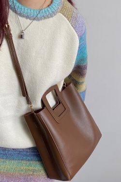 Women's Retro Handheld Tote Bag - Large Capacity Crossbody Bag for Spring Summer 2025 - Niche Design, Chic Style