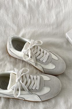 Women's Retro Lightweight Flat Casual De Xun Shoes - 2025 Spring Soft-Bottom Sports Little White Sneakers