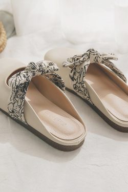 Women's Sheepskin Backless Open-Toe Half Slippers - French Style Summer Footwear, 2025 New Model for Outdoor Comfort