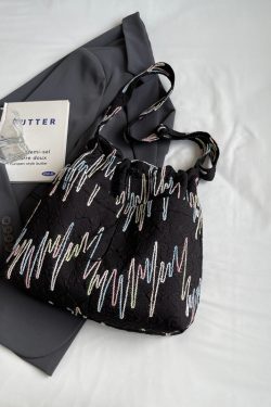 Women's Summer Canvas Tote Bag, Versatile Commuter Crossbody with Large Capacity, Casual Style for Students and Everyday Use