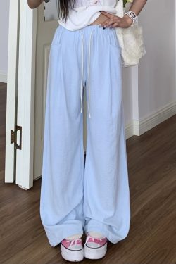 Women's Summer Wide-Leg Casual Pants - Versatile Thin Textured Milk Fiber Draped Design