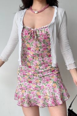 Women's Thin Mesh Cardigan - European & American Style, Three-Quarter Sleeve Summer Top for Y2K Fashion & Skirt Pairing