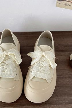 Women's Two-Way Thick-Soled Height-Increasing Canvas Shoes - Spring 2025 Versatile Ugly Cute Big-Head Little White Shoes