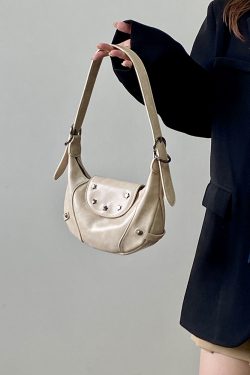 Women’s Versatile Saddle Bag - Chic Handheld, Shoulder & Crossbody Design for Spring/Summer - Perfect Small Bag for Young Girls