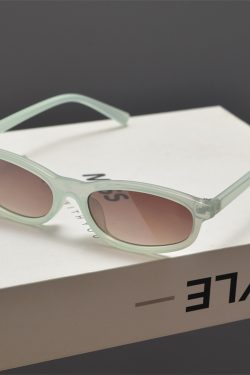 Y2K Futuristic Ultra-Narrow Frame Small Face Sunglasses for Men & Women - Hip-Hop Street Style Small Square Cat-Eye Design