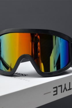 Y2K Oversized Snow Goggles - Windproof, Dustproof Outdoor Mountaineering & Cycling Sunglasses