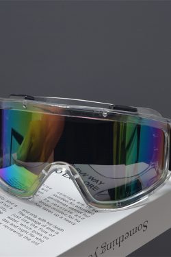 Y2K Oversized Snow Goggles - Windproof, Dustproof Outdoor Mountaineering & Cycling Sunglasses
