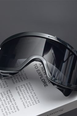 Y2K Oversized Snow Goggles - Windproof, Dustproof Outdoor Mountaineering & Cycling Sunglasses