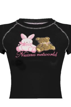 Y2K Sisters Colorful Pleated Skirt - Women's High-Waisted Mini Skirt in Millennial Style, Trendy JK Design