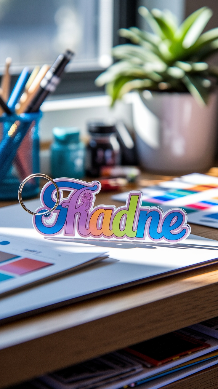 Acrylic Name Keychain: A Trendy Personal Touch outfit idea