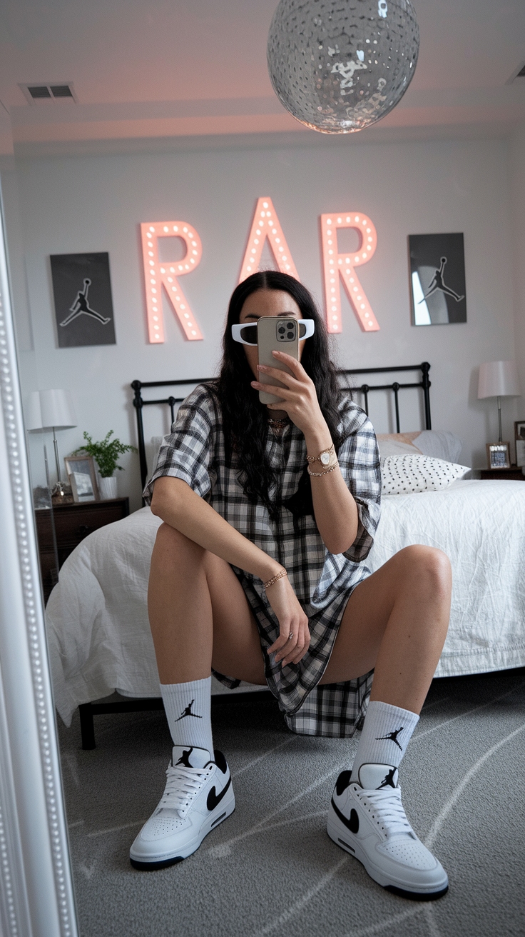 Air Jordan Retro 4 Outfit Women: Top Looks outfit idea