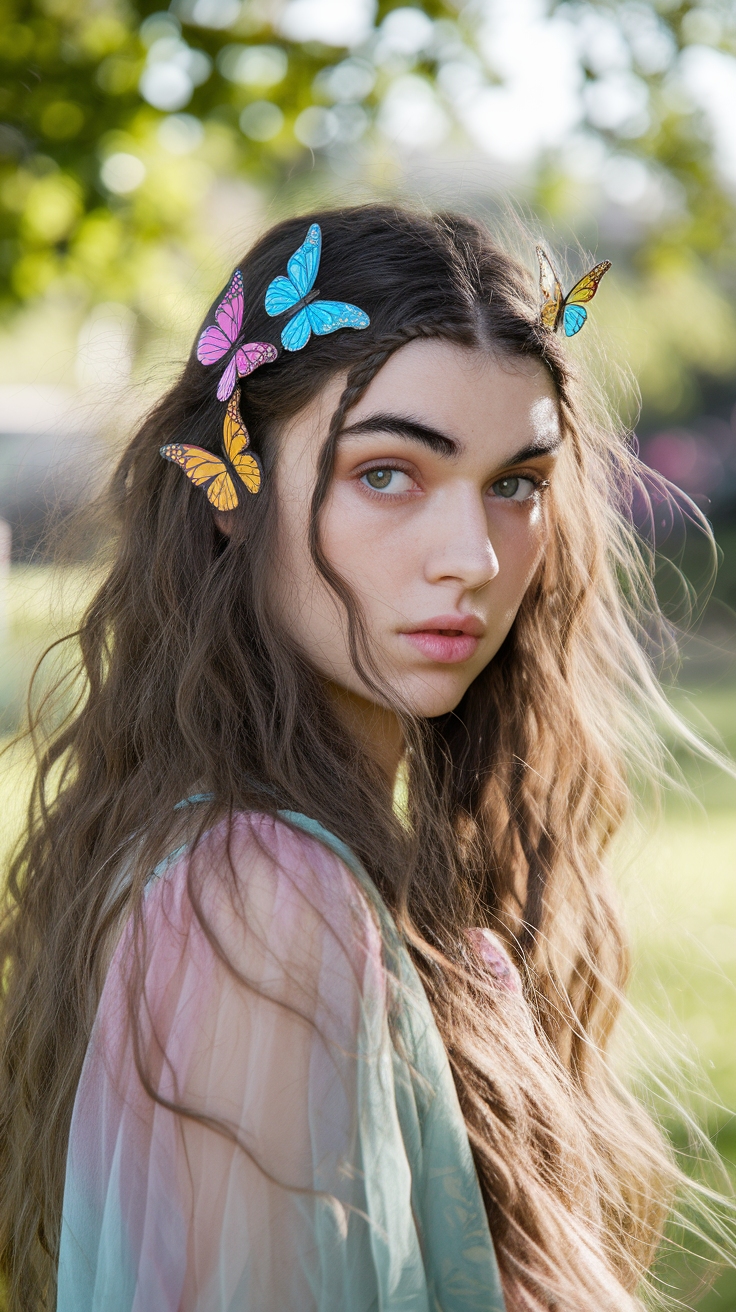 Butterfly Clips in Hair: Versatile Styling Options outfit idea