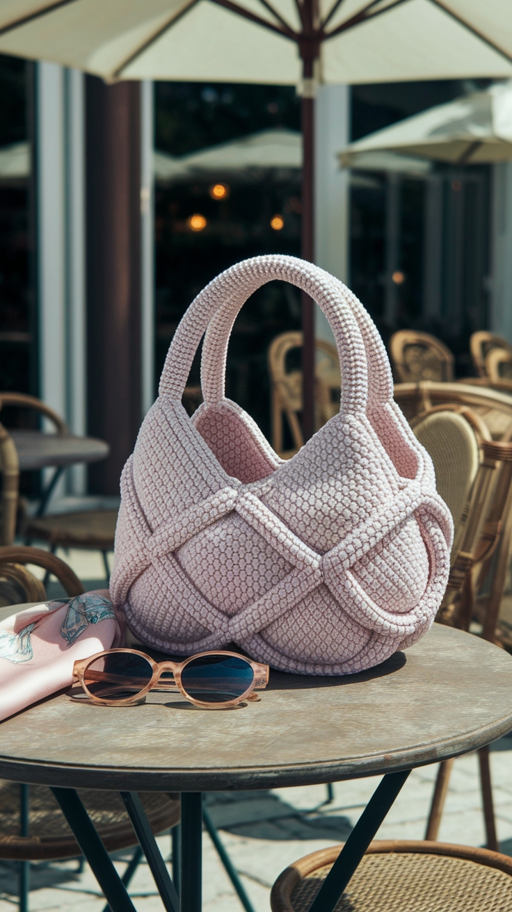 Crochet Japanese Knot Bag: A Must-Have Trend outfit idea