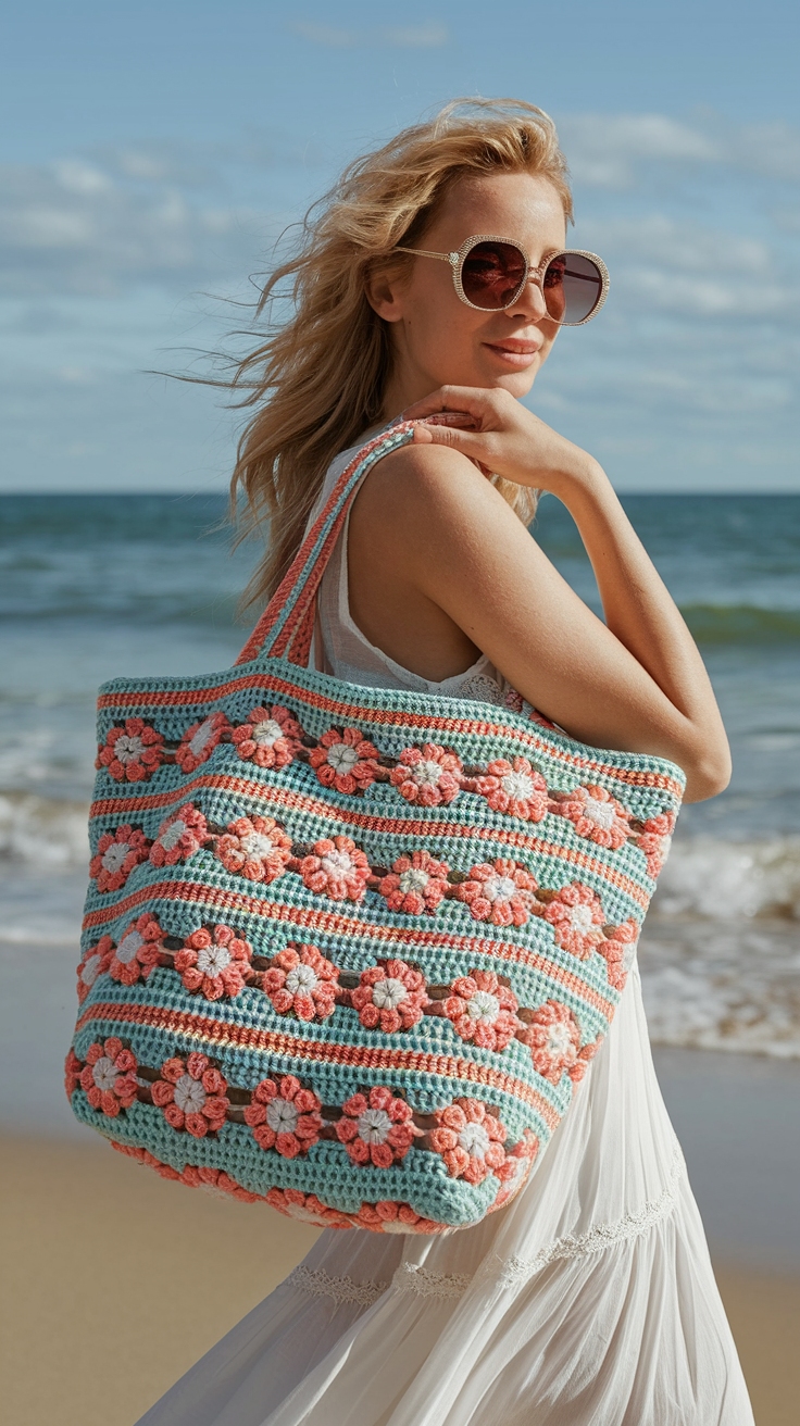 Crochet Tote Bag Ideas: Stylish Ways to Use Them outfit idea