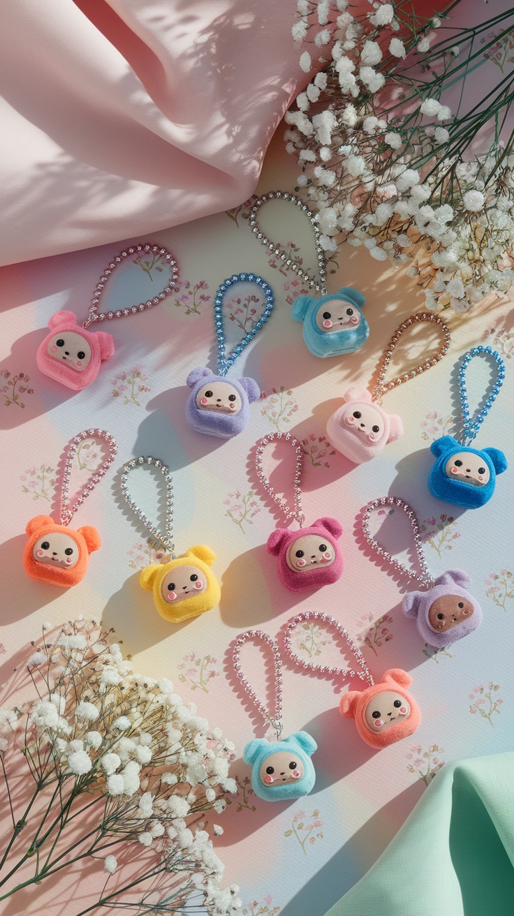 Add Flair with Cute Bag Charms for Your Collection outfit idea