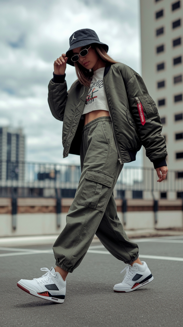 Jordan Retro 5 Outfit Women: Timeless Kicks for All outfit idea