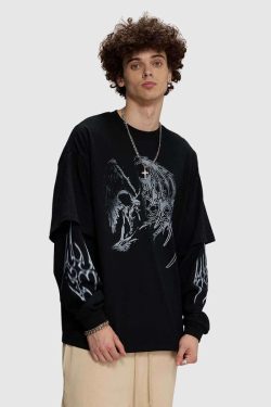 Style Core Aesthetics, New Style Trends Angel and Thorn Sweatshirt