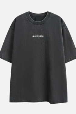 Style Core Aesthetics, New Style Trends ANSWER ME Graphic T-Shirt