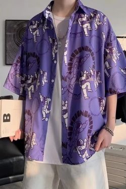 Style Core Aesthetics, New Style Trends Astronaut Print Shirts
