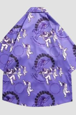 Style Core Aesthetics, New Style Trends Astronaut Print Shirts
