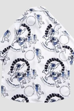 Style Core Aesthetics, New Style Trends Astronaut Print Shirts