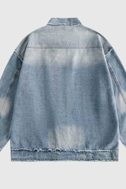 Style Core Aesthetics, New Style Trends Autumn Streetwear Iconic Jeans Jacket