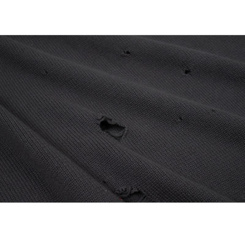 Style Core Aesthetics, New Style Trends Autumn/Winter Streetwear Distressed Knit Sweater Style Core Aesthetics, New Style Trends Autumn/Winter Streetwear Distressed Knit Sweater