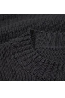 Style Core Aesthetics, New Style Trends Autumn/Winter Streetwear Distressed Knit Sweater