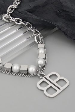 Style Core Aesthetics, New Style Trends 'B' Letter Necklace