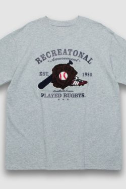 Style Core Aesthetics, New Style Trends Baseball Pattern Towel Embroidered Tee