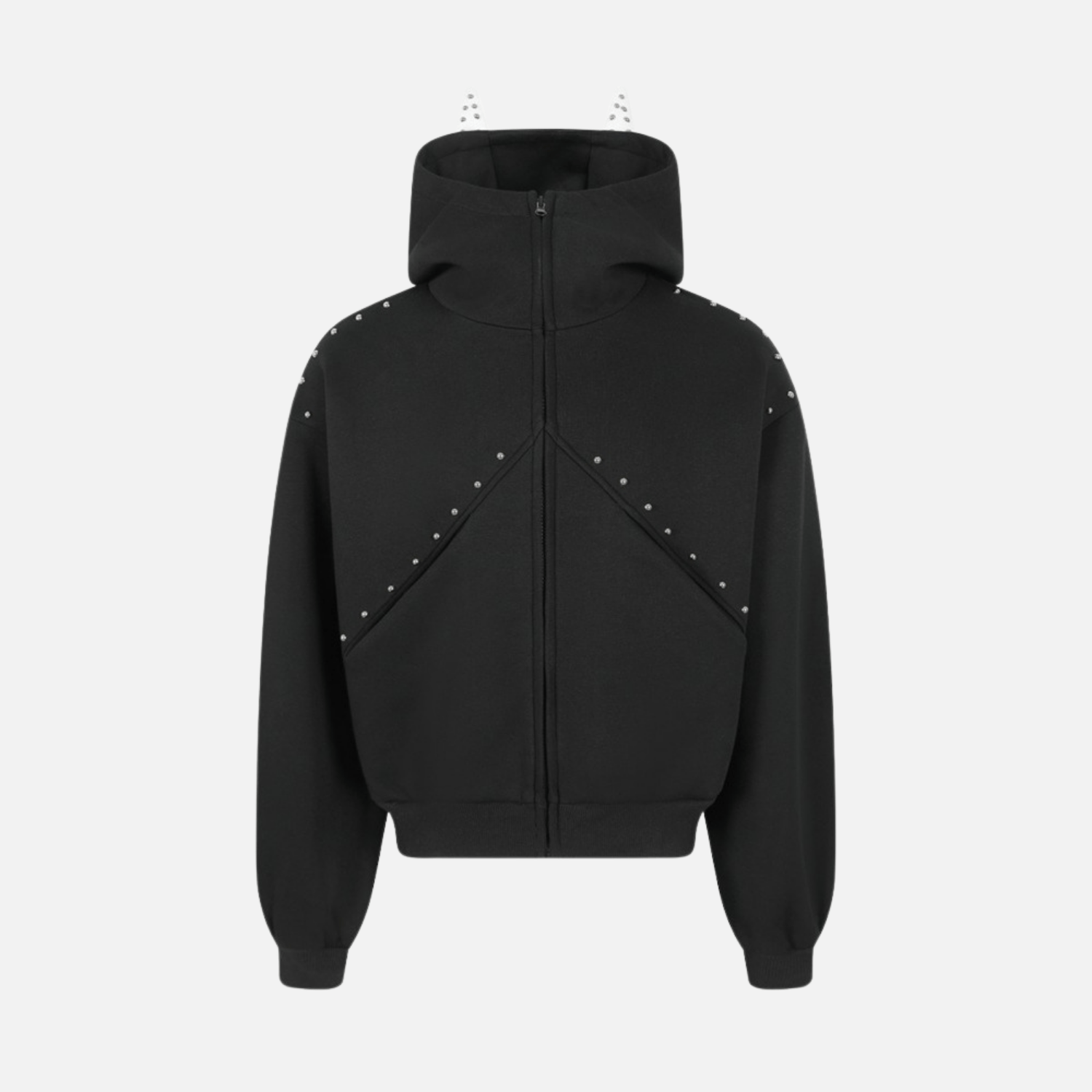 Style Core Aesthetics, New Style Trends Beaded “Cat Ear” Hoodie Style Core Aesthetics, New Style Trends Beaded “Cat Ear” Hoodie