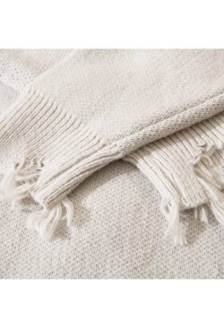 Style Core Aesthetics, New Style Trends Bear Pattern Raw Hem Turtleneck Sweater