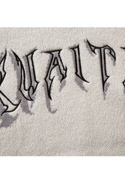 Style Core Aesthetics, New Style Trends Bear Pattern Raw Hem Turtleneck Sweater