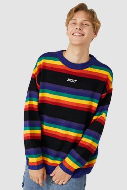 Style Core Aesthetics, New Style Trends Best Rainbow Sweater