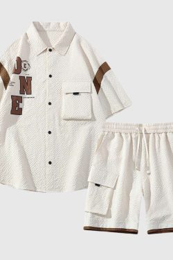 Style Core Aesthetics, New Style Trends Bold Lettered Summer Outfit Set