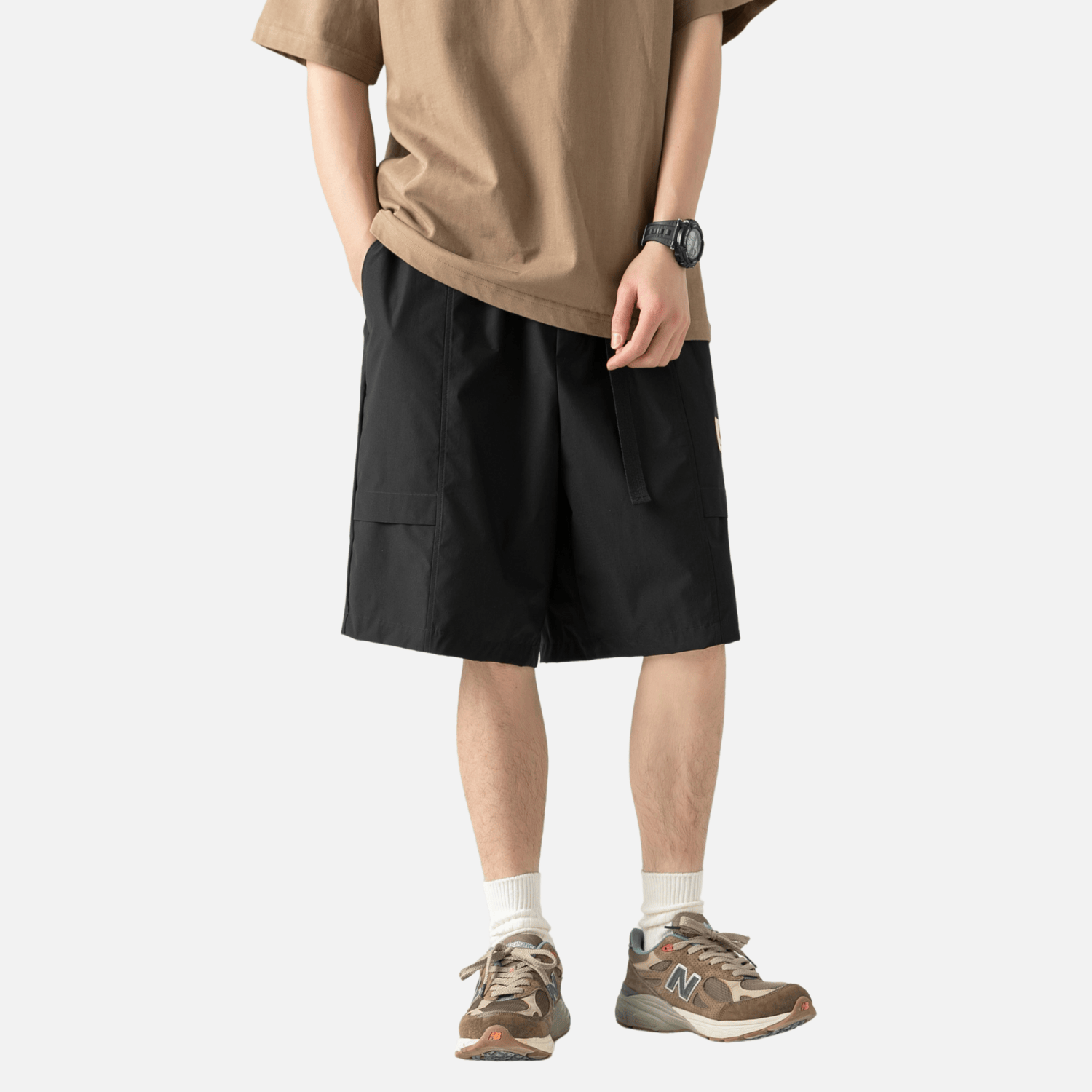 Style Core Aesthetics, New Style Trends Buckle Belt Cargo Shorts Style Core Aesthetics, New Style Trends Buckle Belt Cargo Shorts