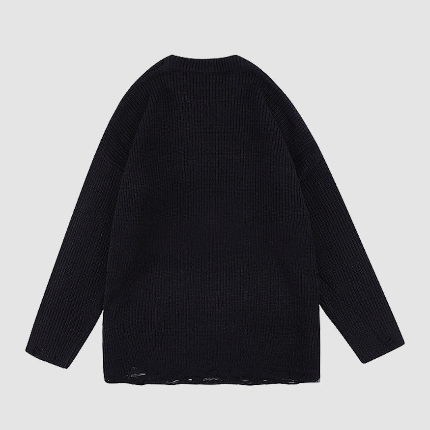 Style Core Aesthetics, New Style Trends Building Pattern Knit Sweater Style Core Aesthetics, New Style Trends Building Pattern Knit Sweater