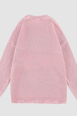 Style Core Aesthetics, New Style Trends Building Pattern Knit Sweater