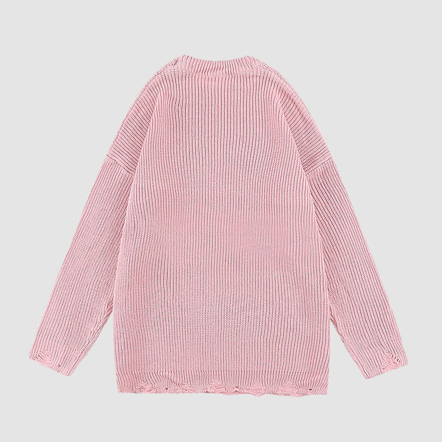 Style Core Aesthetics, New Style Trends Building Pattern Knit Sweater Style Core Aesthetics, New Style Trends Building Pattern Knit Sweater