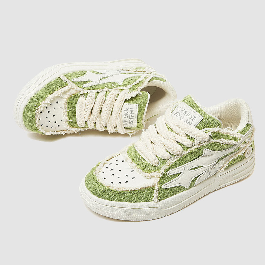 Style Core Aesthetics, New Style Trends Button Decor Raw Edge Skate Shoes Style Core Aesthetics, New Style Trends Button Decor Raw Edge Skate Shoes