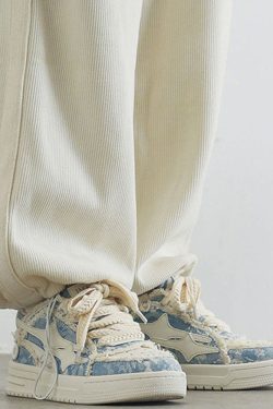 Style Core Aesthetics, New Style Trends Button Decor Raw Edge Skate Shoes