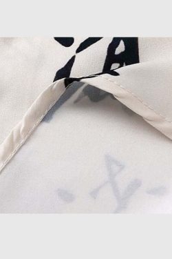 Style Core Aesthetics, New Style Trends Calligraphy Print Shirts